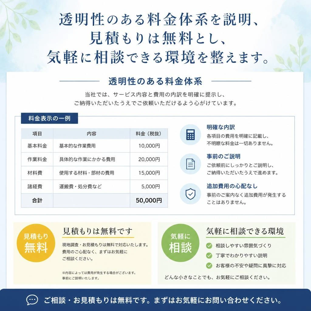料金について