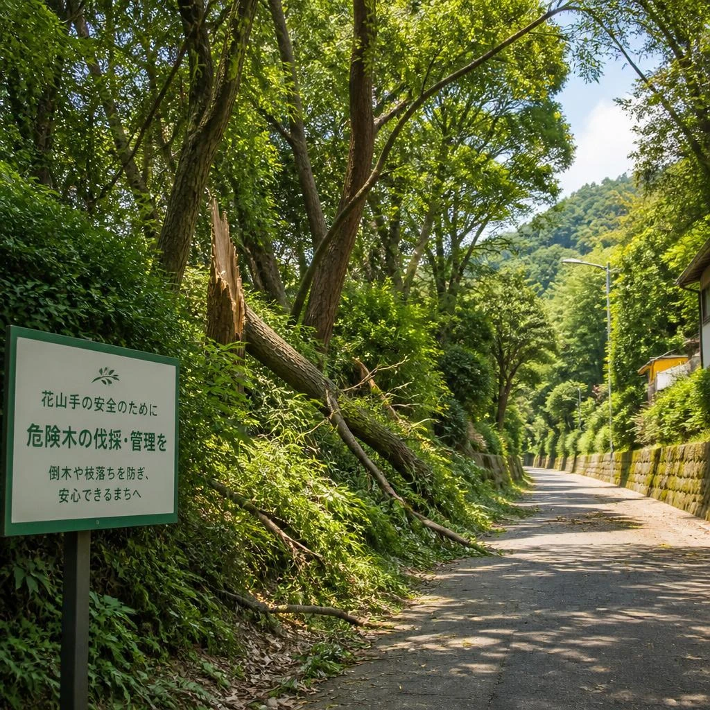 花山手の木の現状