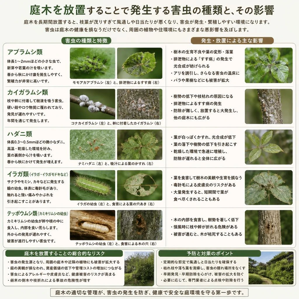 害虫の影響とは？