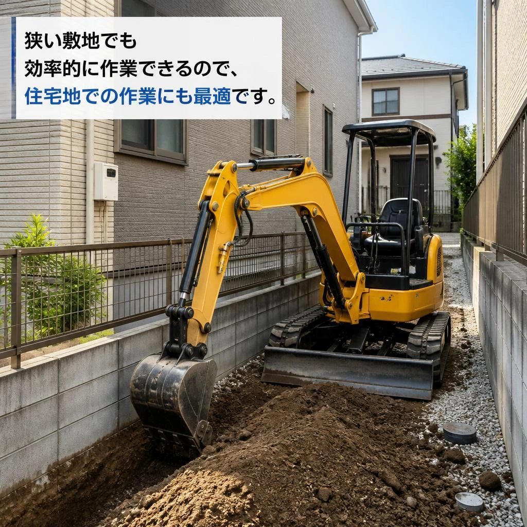 狭小地でも安心作業